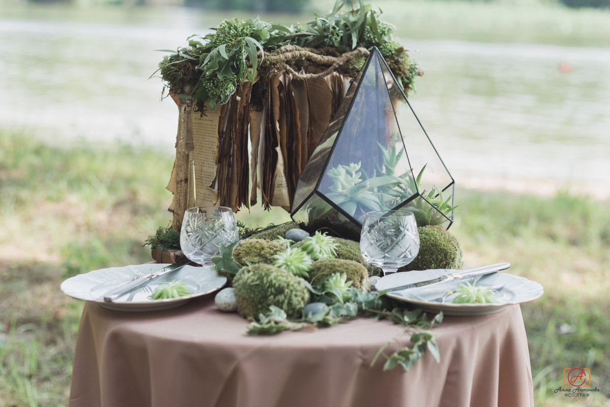 Эко оформление обеда