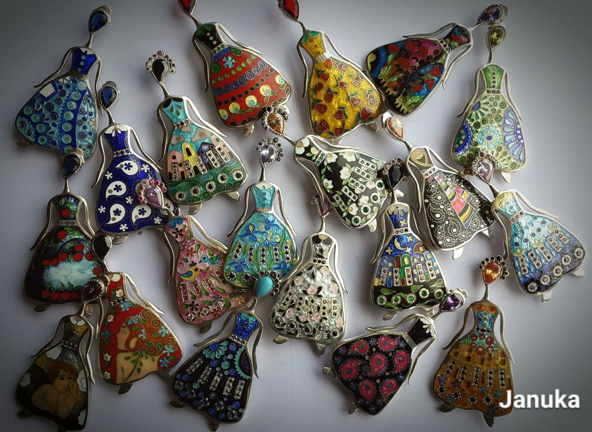 Грузинская перегородчатая эмаль