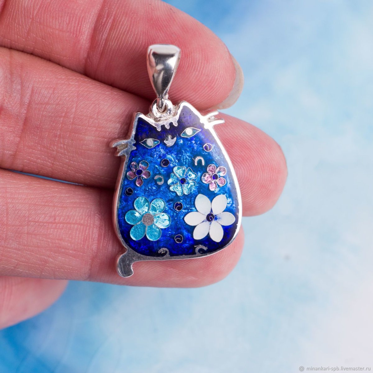 Брошь минанкари серебро