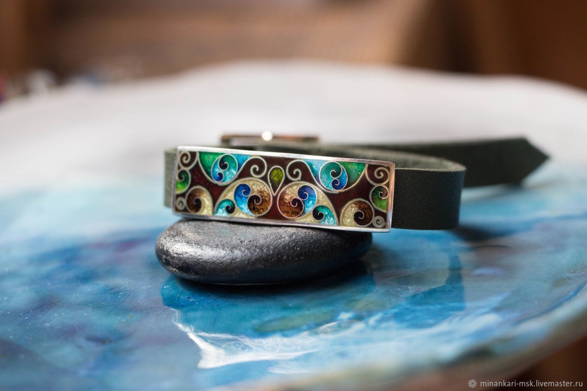 Грузинская перегородчатая эмаль минанкари