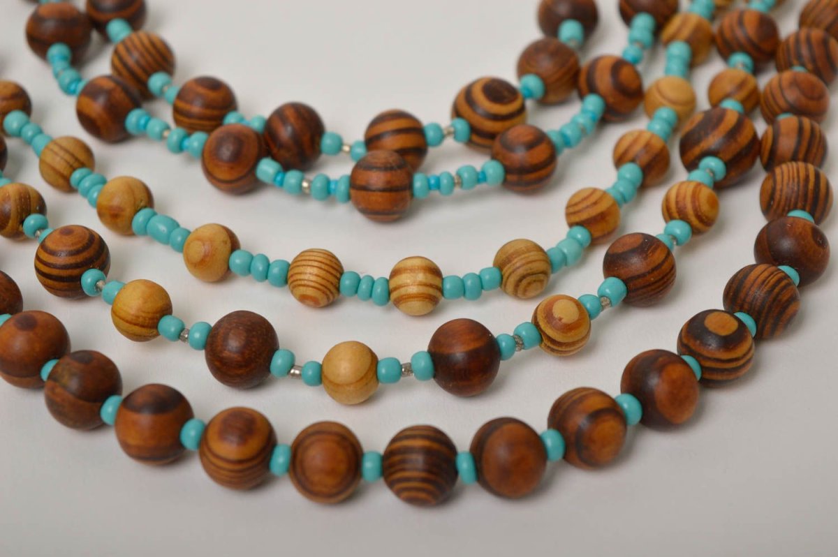 Деревянные бусы