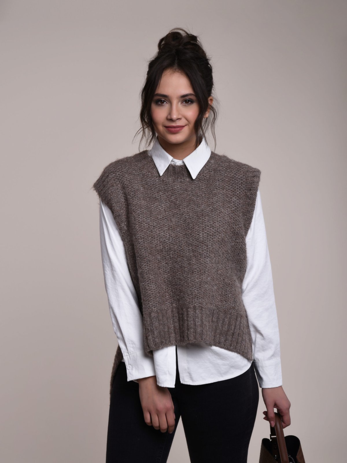 Жилетка Zara Knit удлиненная