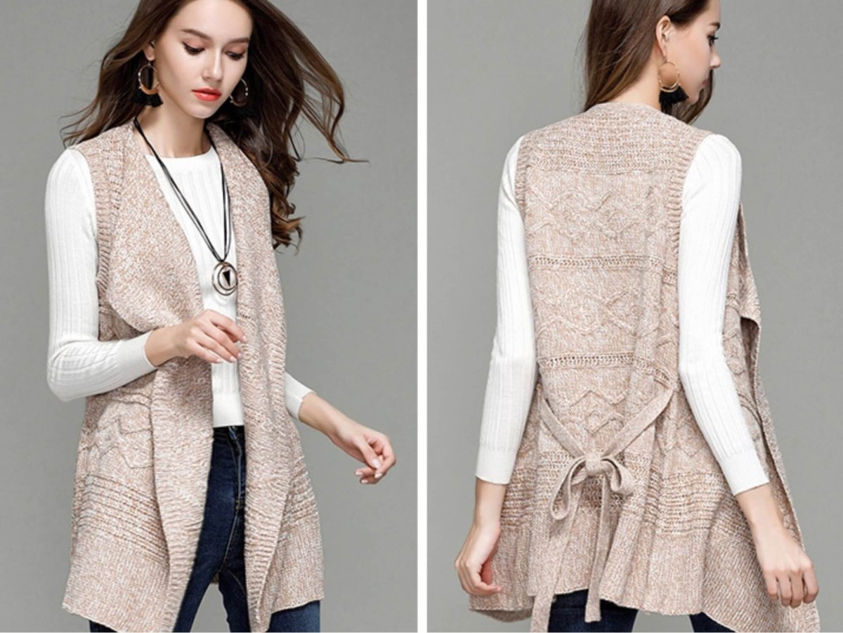 Модные жилетки для женщин вязаные 2021