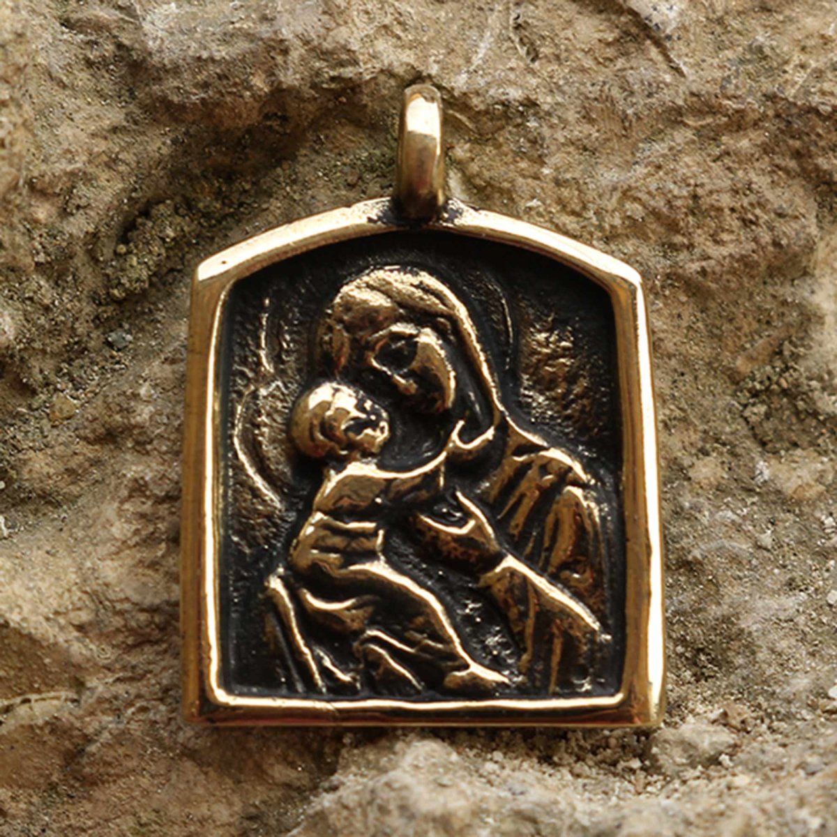 Божья Матерь Семистрельная образок