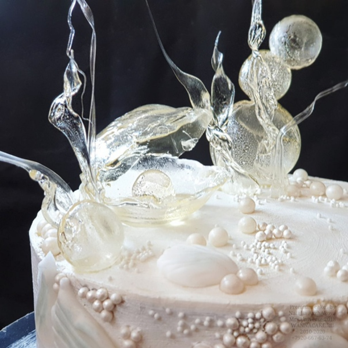 Торт с жемчугом