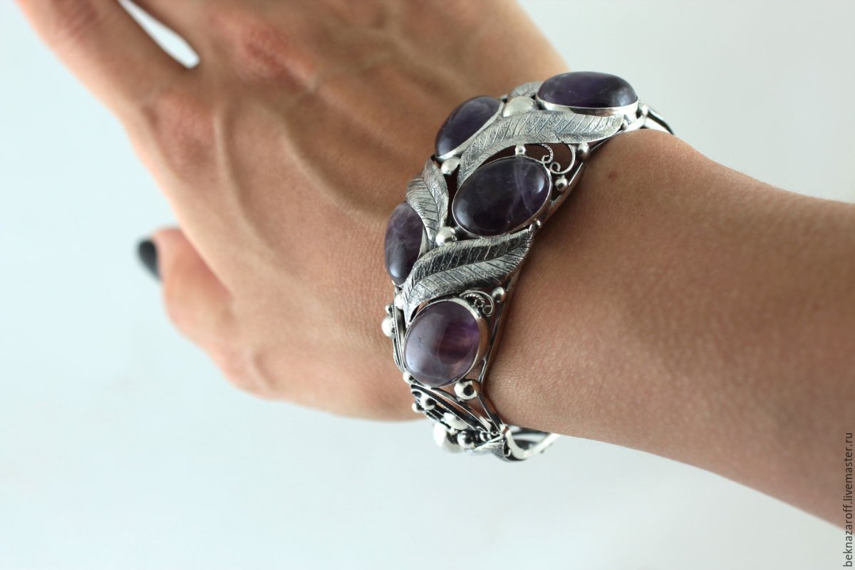 Серебро с натуральными камнями