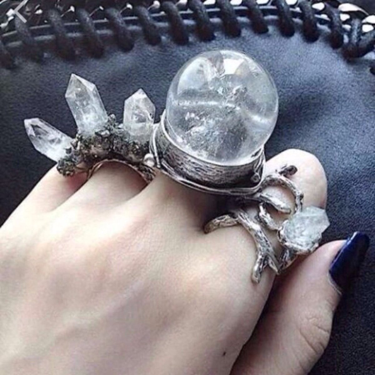 Серьги из барочного жемчуга в серебре