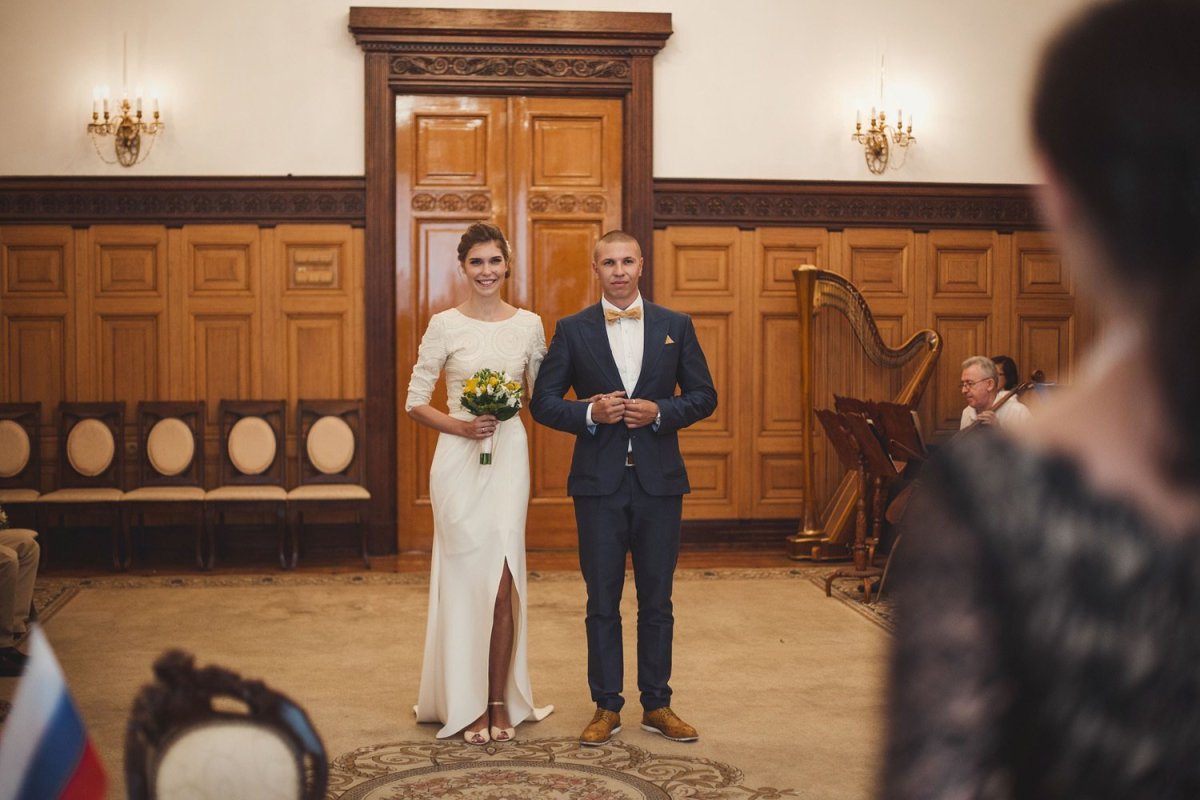 Торжественная церемония бракосочетания в ЗАГСЕ без гостей