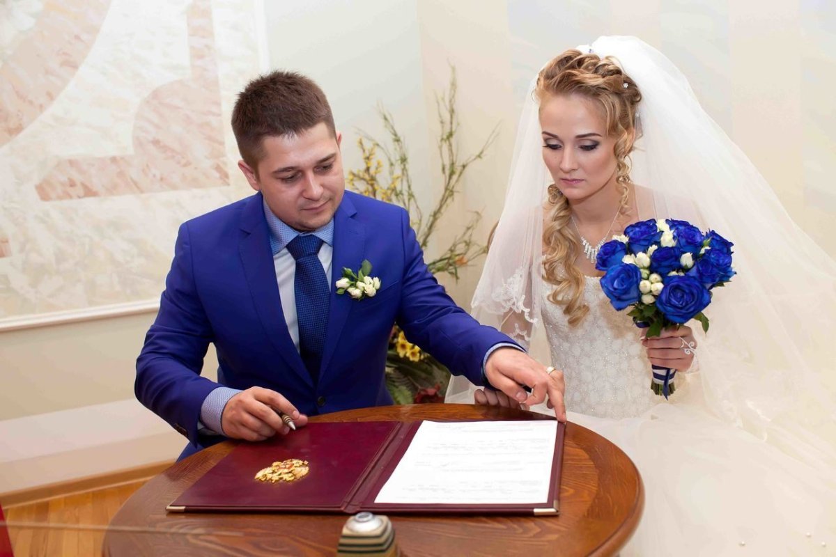 Бракосочетание в ЗАГСЕ