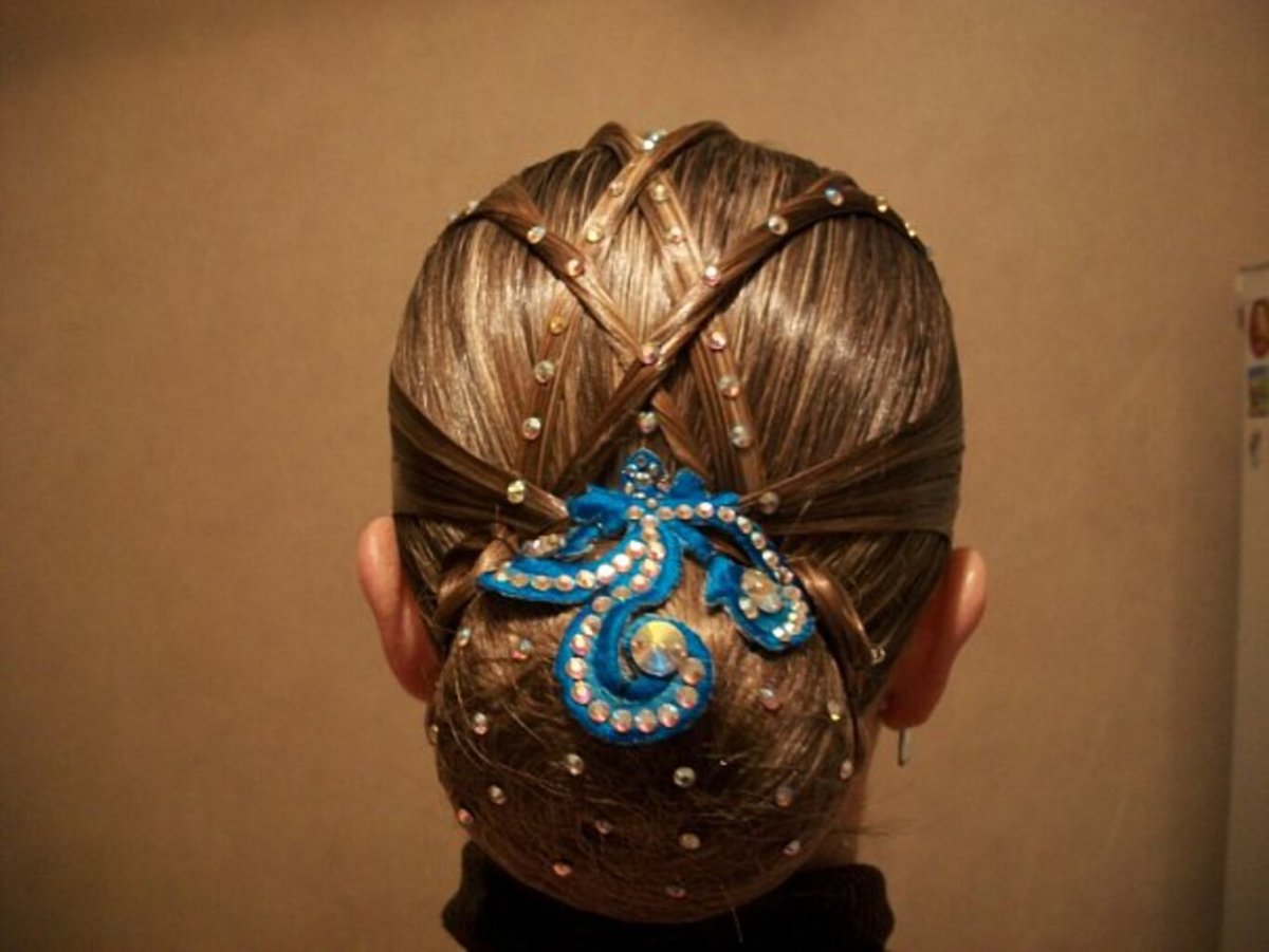 Украшение для волос для бальных танцев