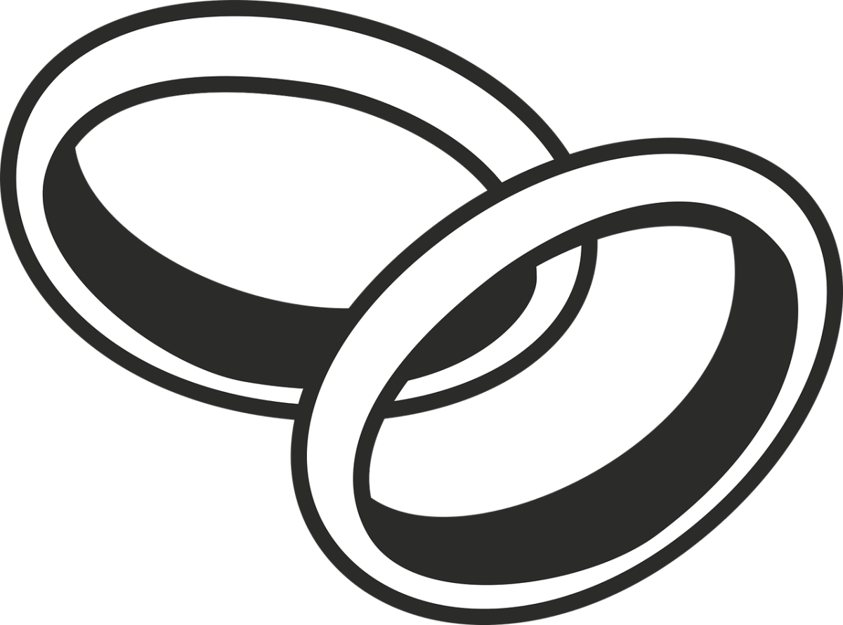 Обручальные кольца вектор