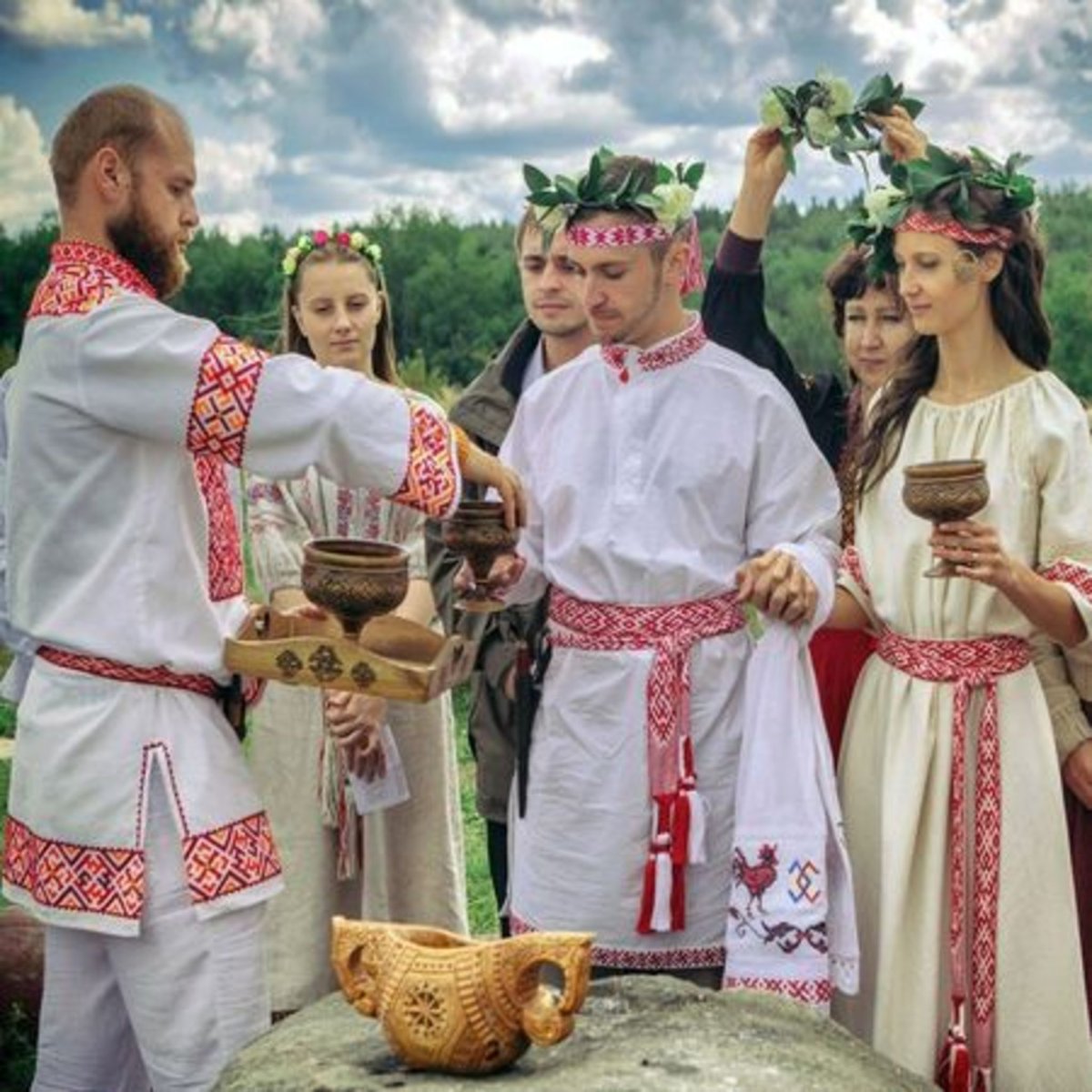 Свадьба в древнеславянском стиле