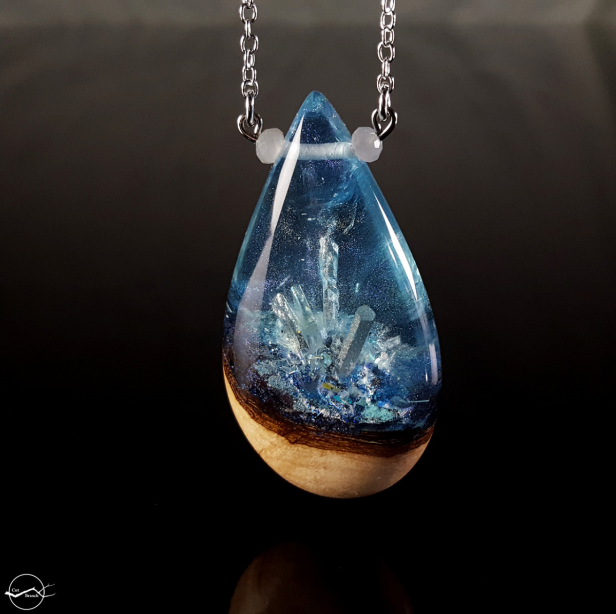 Серьги и кулоны из эпоксидной смолы