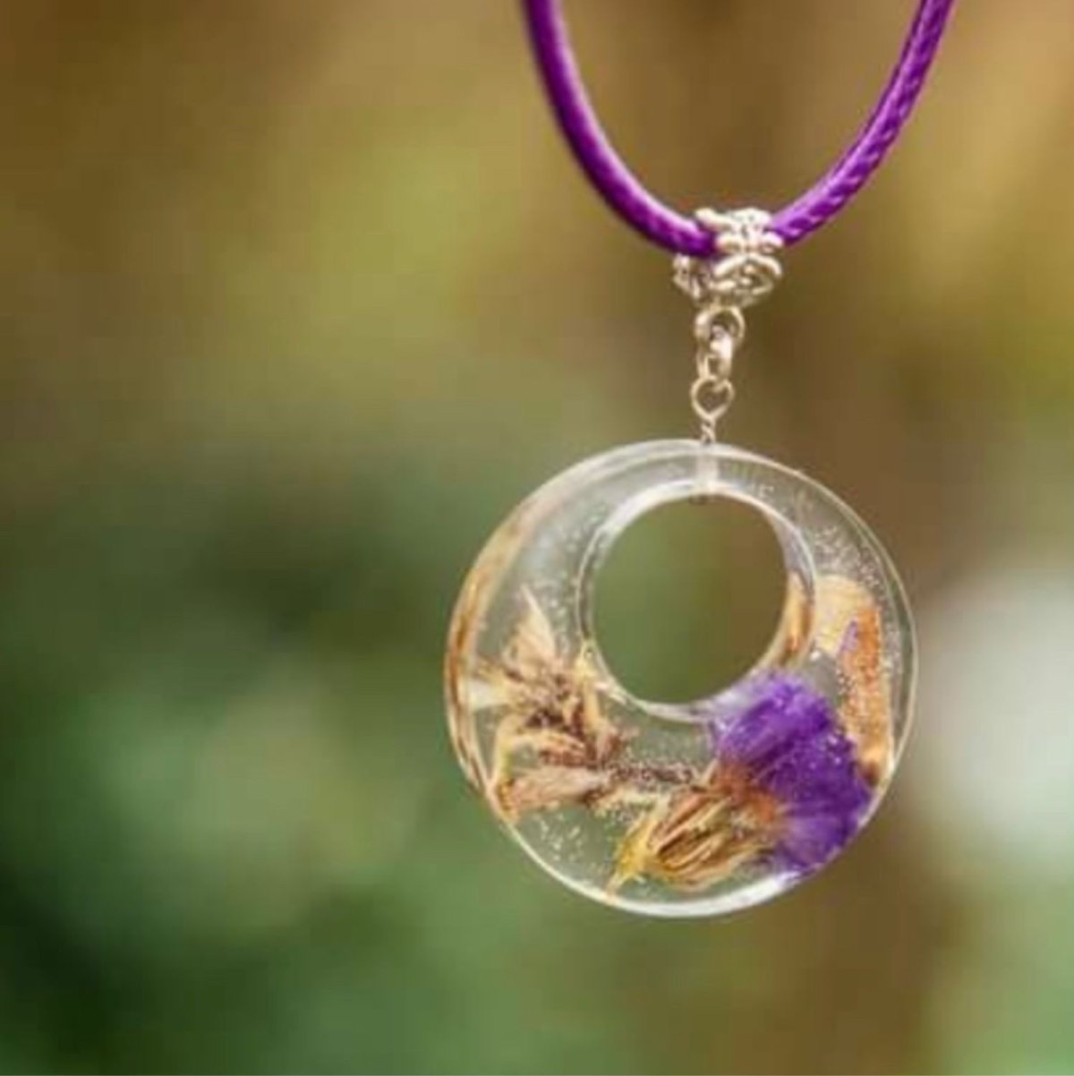 Подвески из эпоксидной смолы