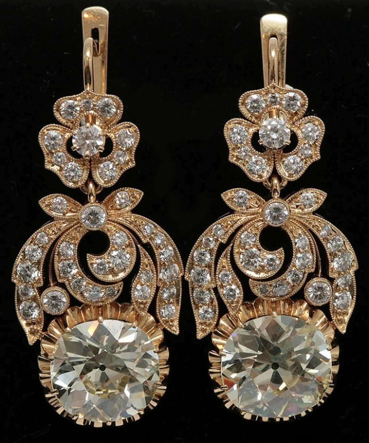 Серьги кольца