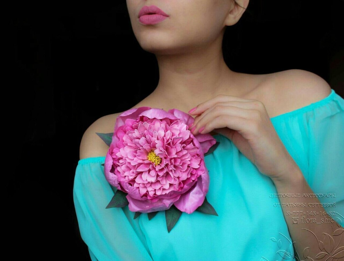 Платье цветок