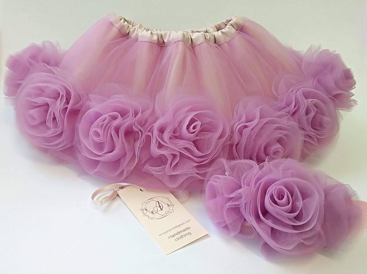 Фатиновая юбка с оборками