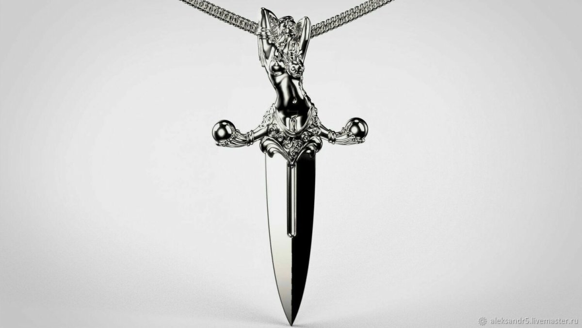 Цепь с калашом