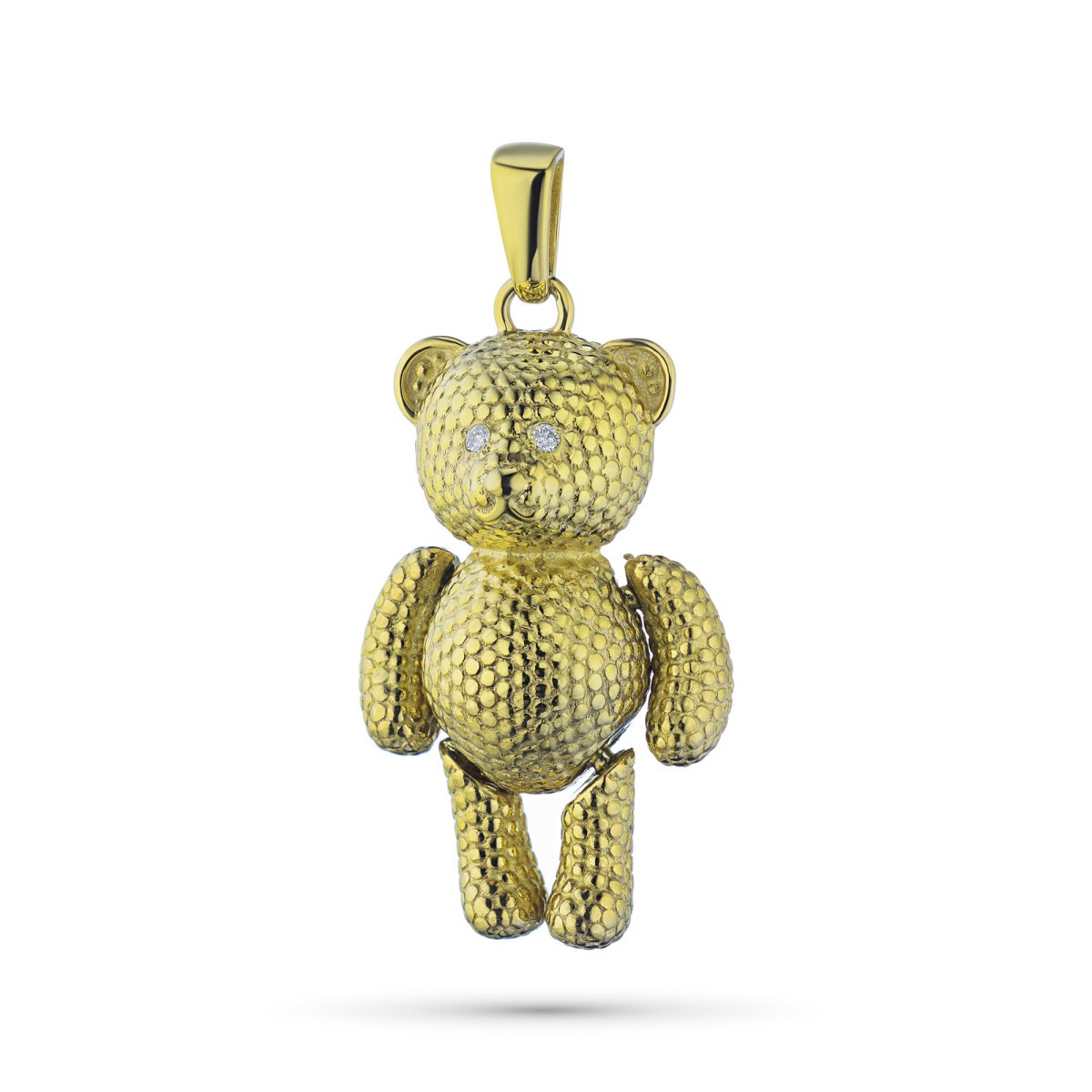 Графическая 3d подвеска мишка