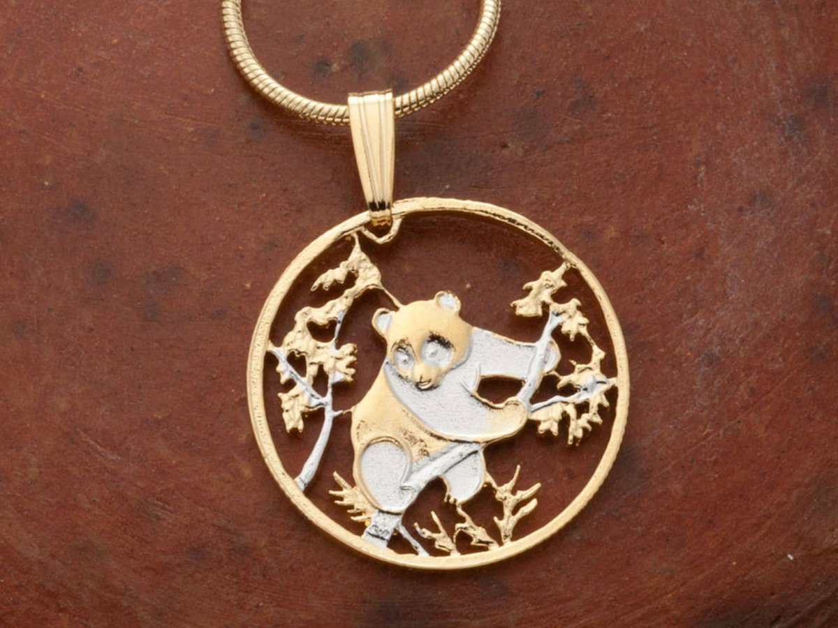 Кулон мишка Тедди золото