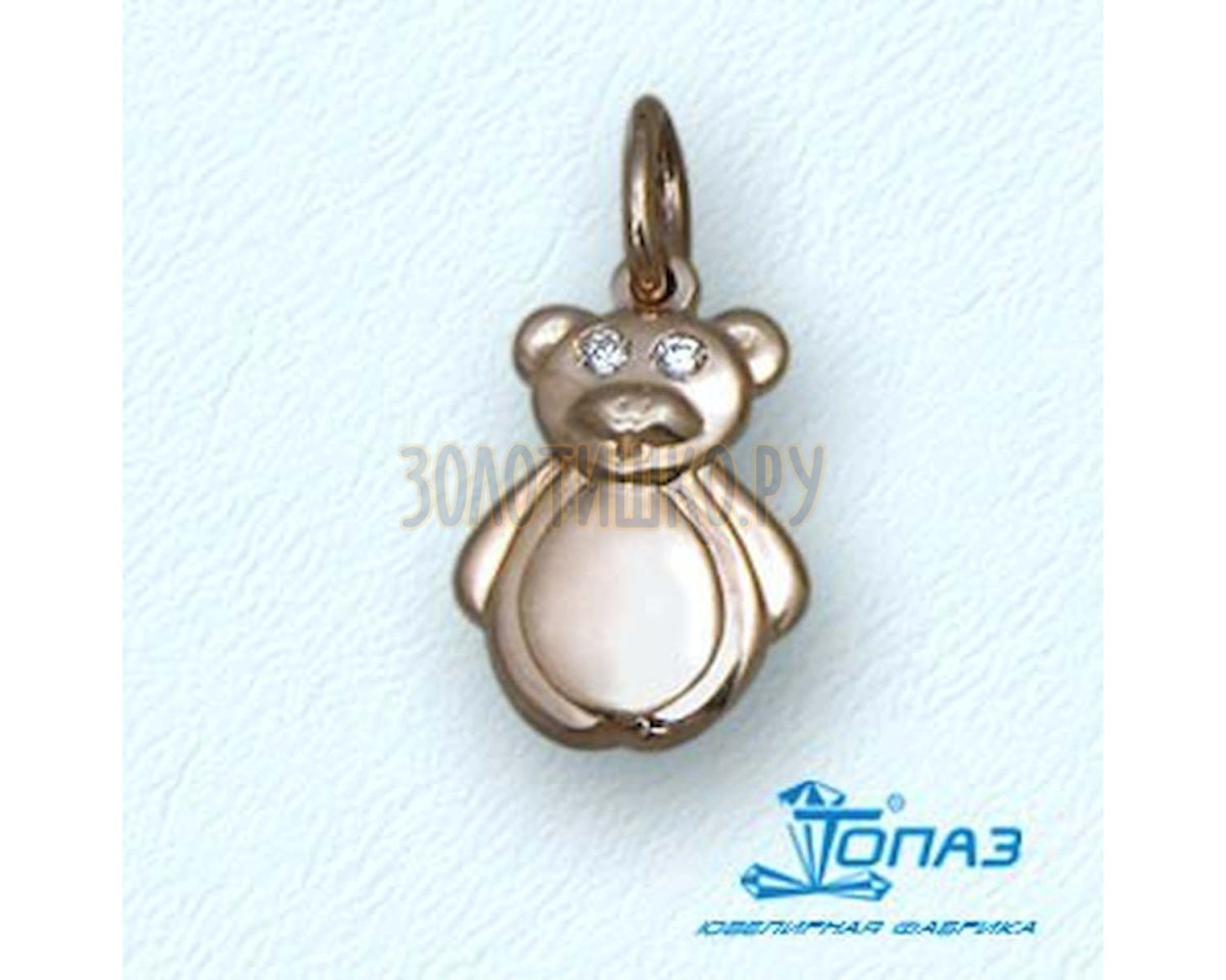 Подвеска Медвежонок золото