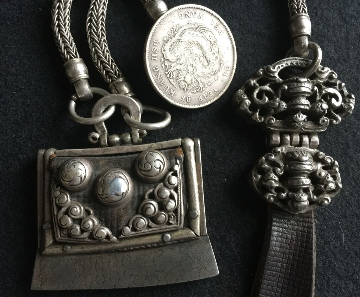 Бурятские серебряные украшения