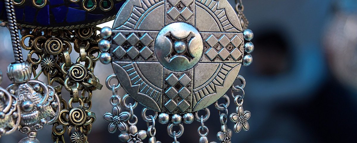 Монгольские серебряные украшения