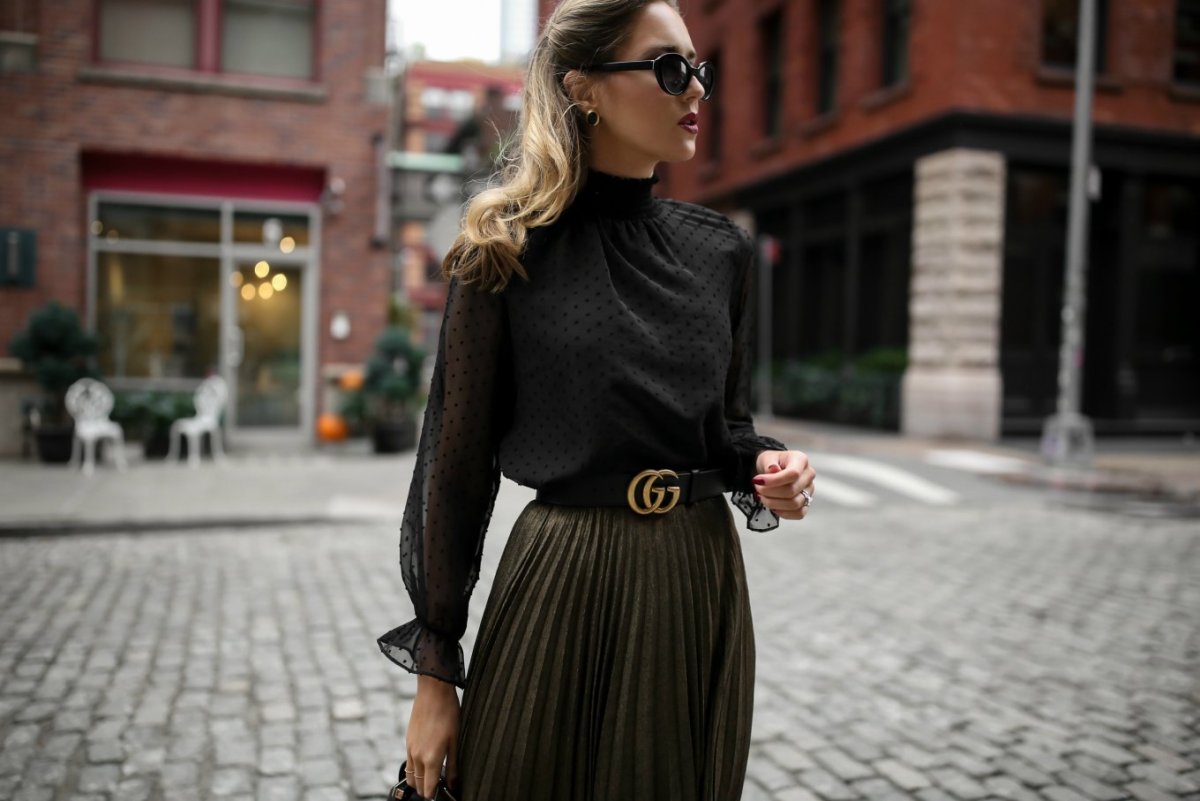 Юбка плиссе 2020 Остин