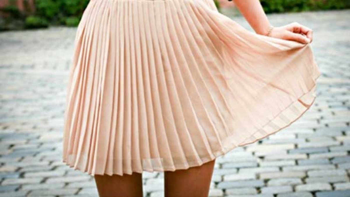 Zara юбка плиссе кожа