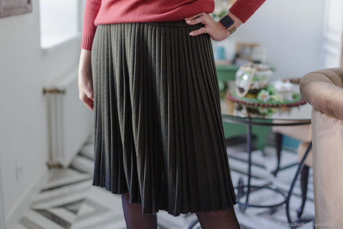 Плиссированная юбка 2021