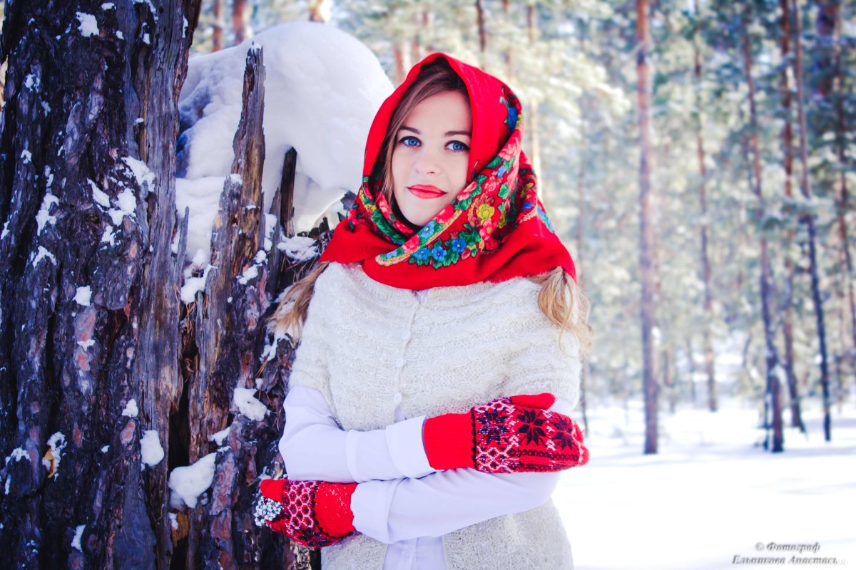 Фотосессия зимой