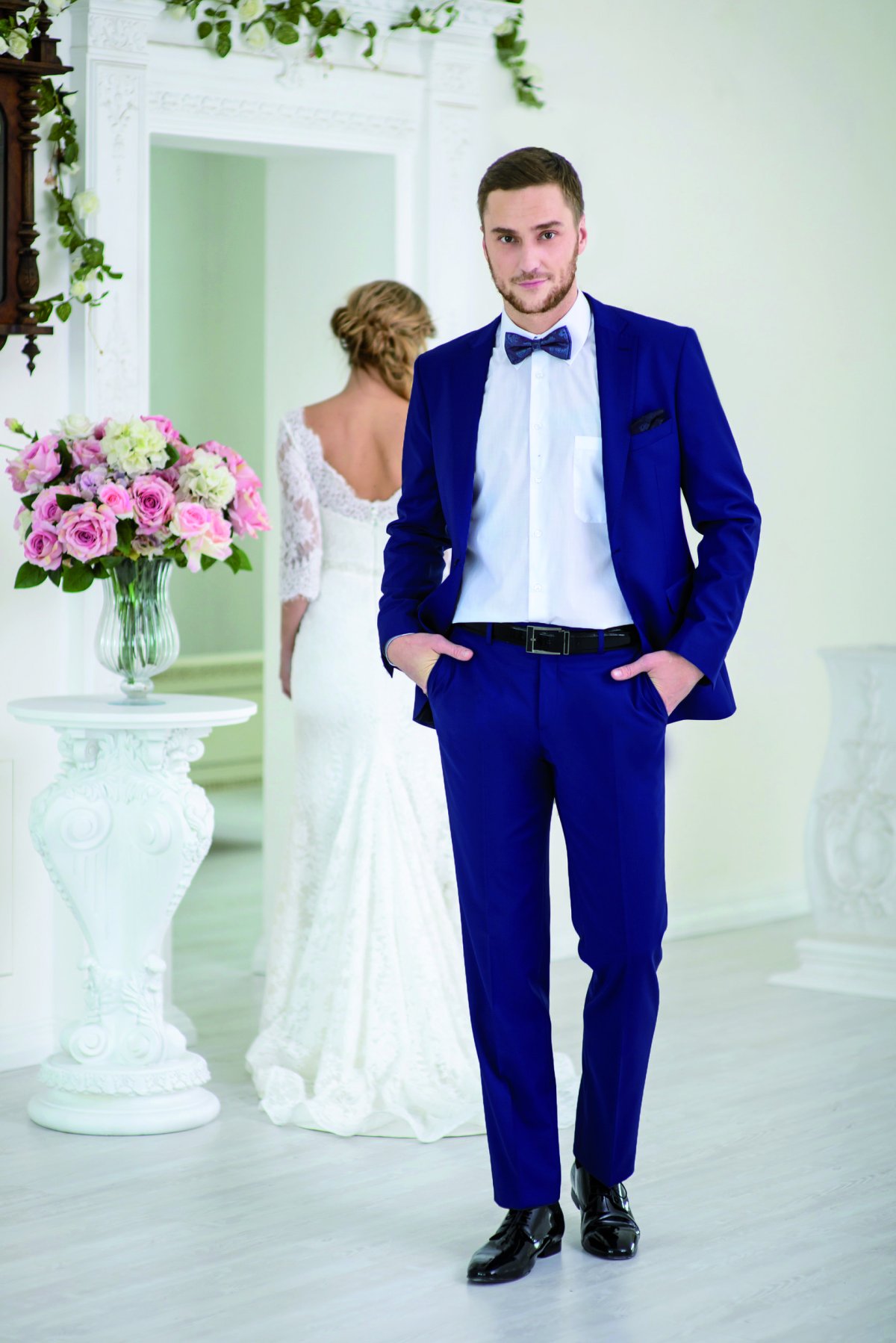 Белый брючный костюм белый свадебный