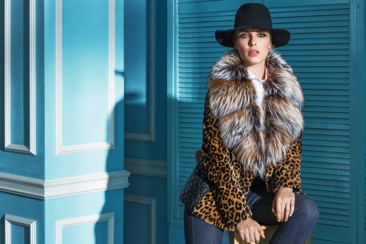 Женские шубы реклама