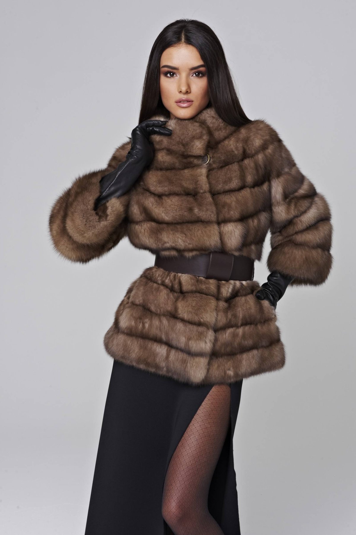 Модные шубы из норки