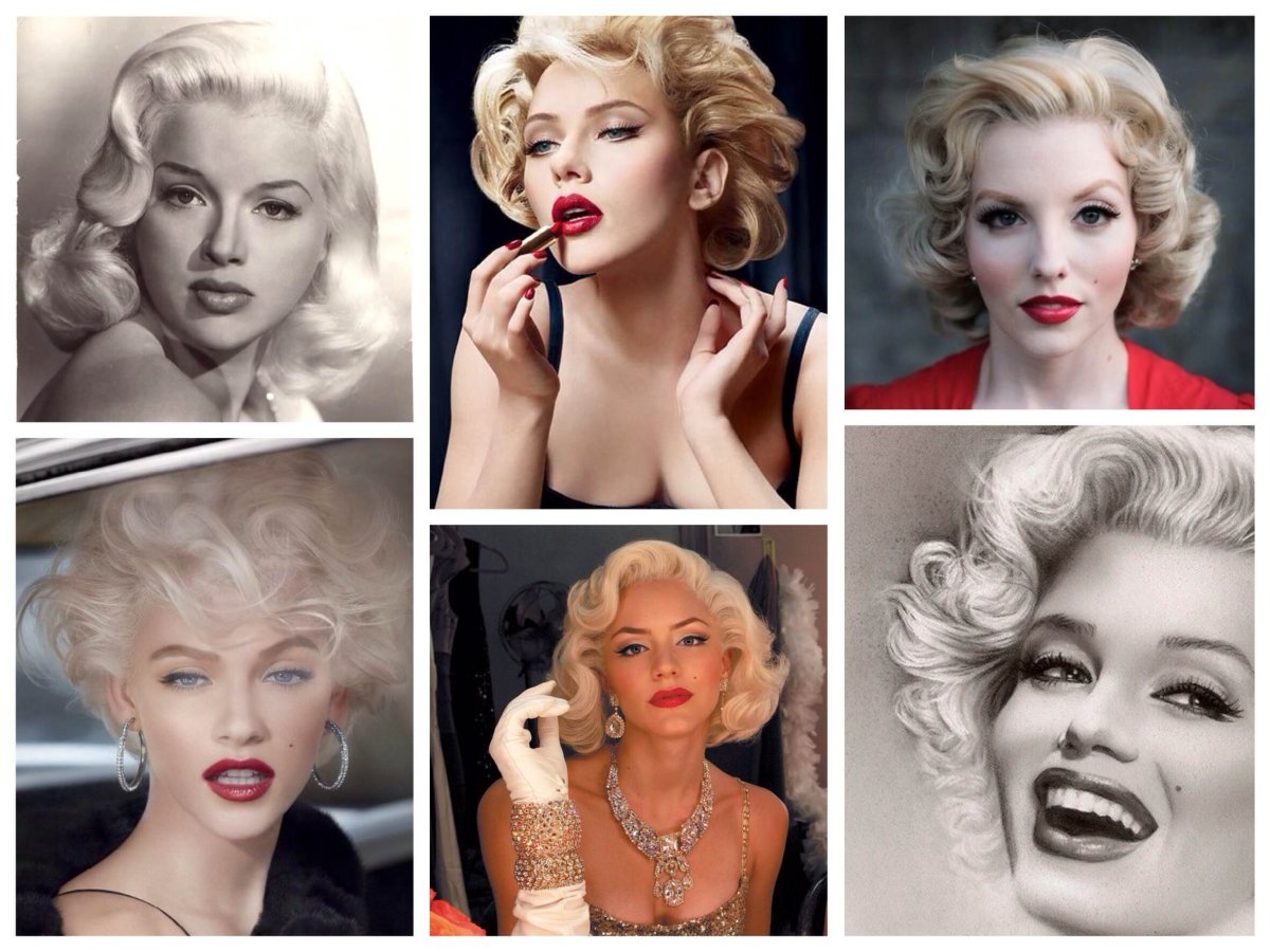 Прическа Мерлин Монро