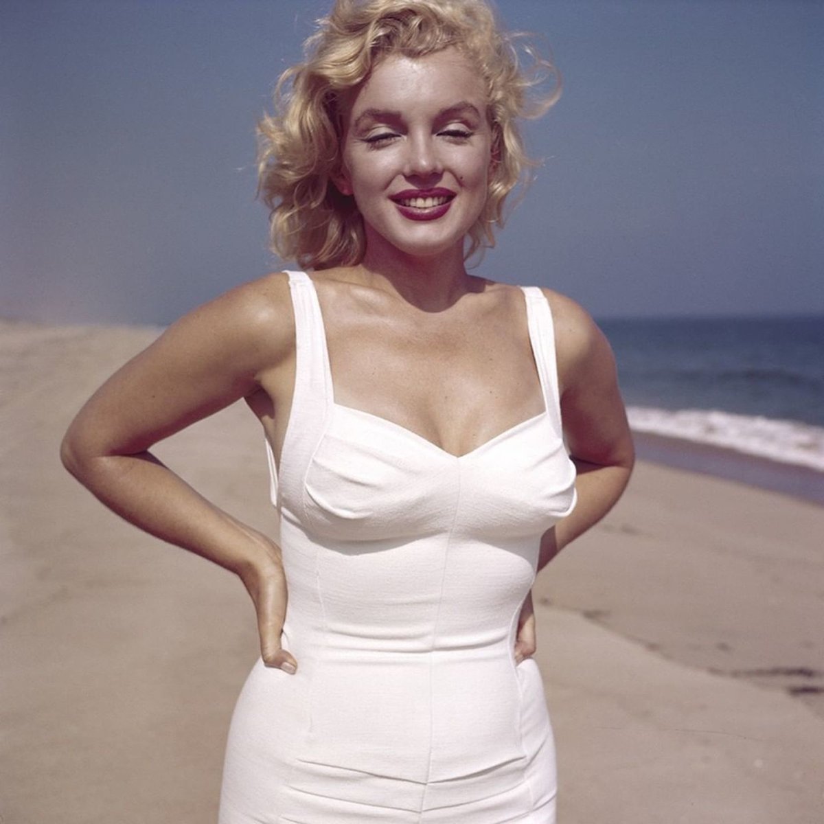 Мэрилин Монро на пляже