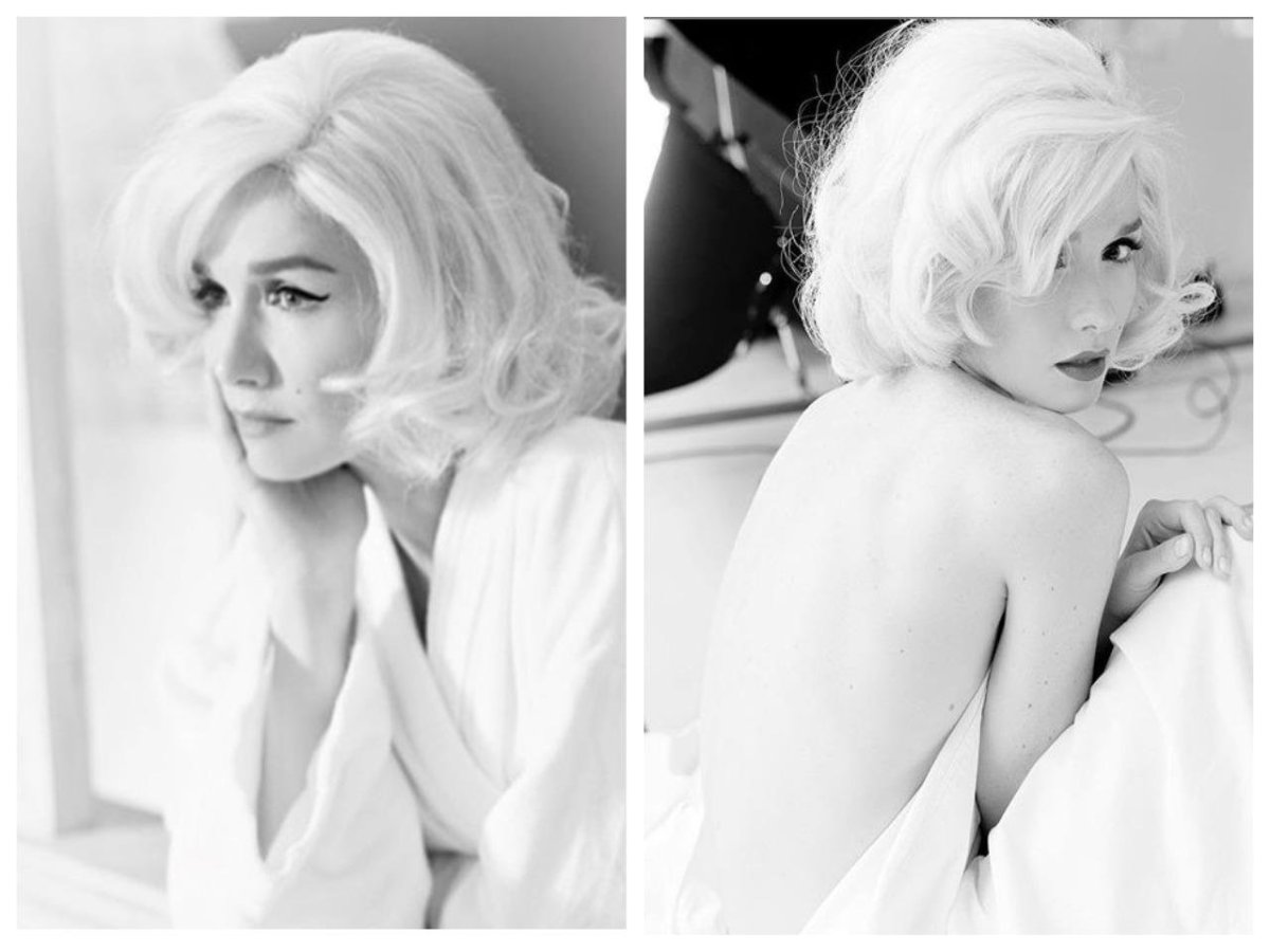 Наталья Орейро в образе Мерлин Монро