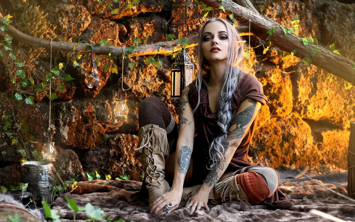 Женевьева косплей Эльф