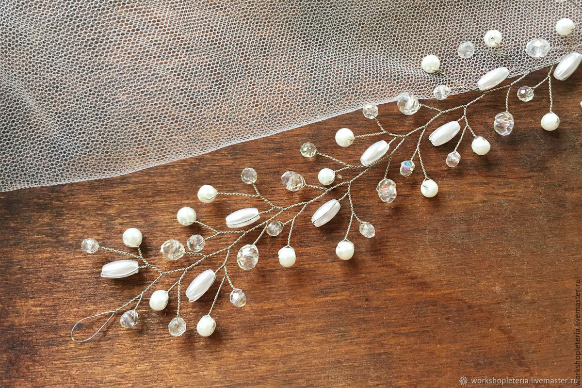 Ветки из бусин
