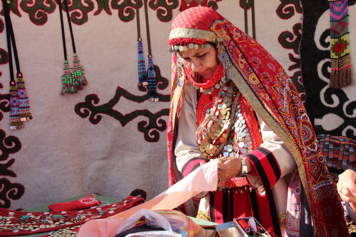 Башкирские женские украшения