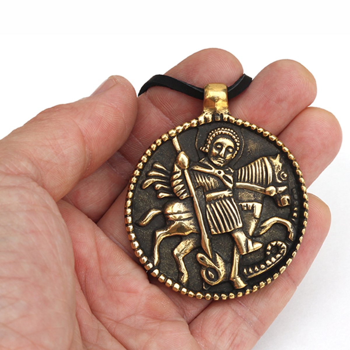 Славянские медальоны с Георгием Победоносцем