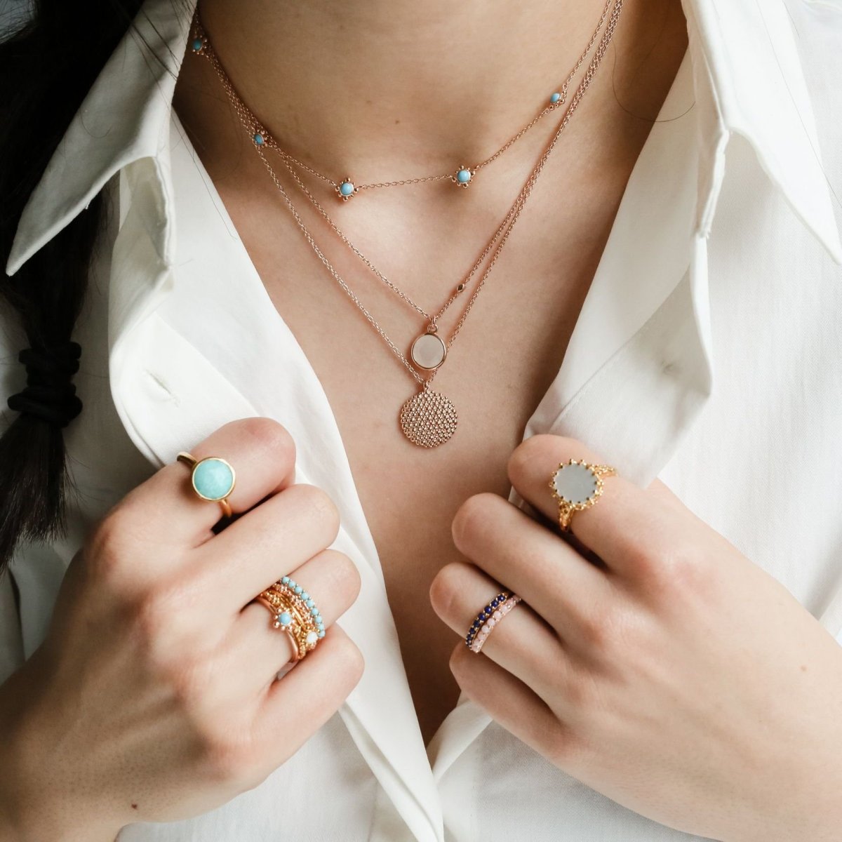 Tous Gold серьги комбинации