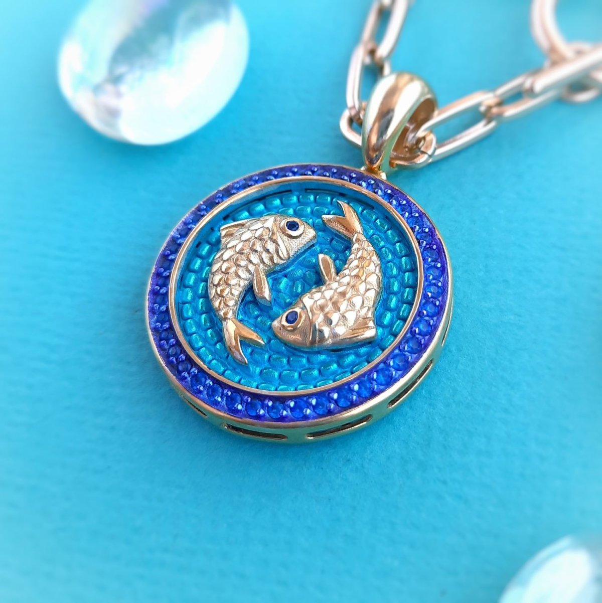 Подвеска знак зодиака рыбы