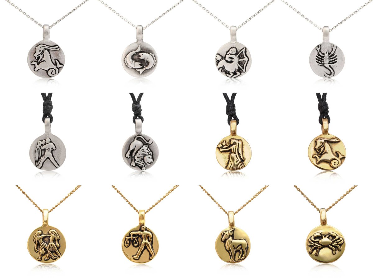Кулоны и подвески знаки зодиака на шнурке