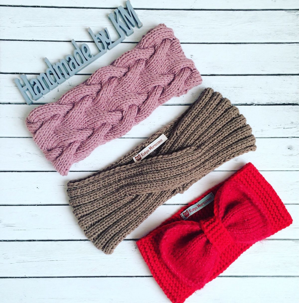 Вязаные повязки тренды