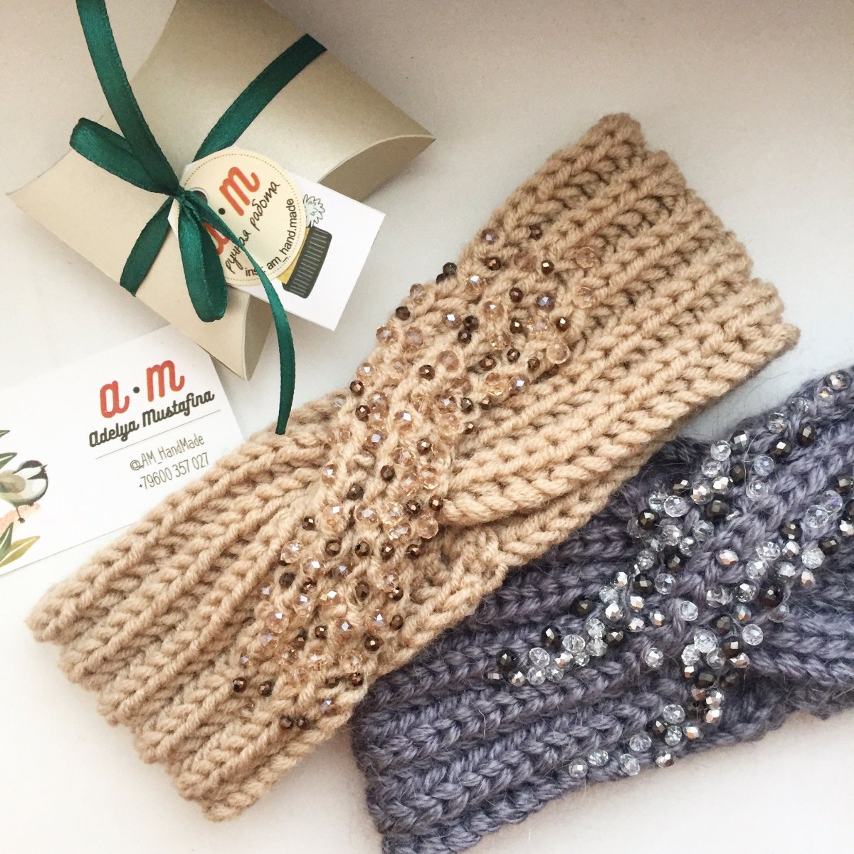 Шапка повязка на голову