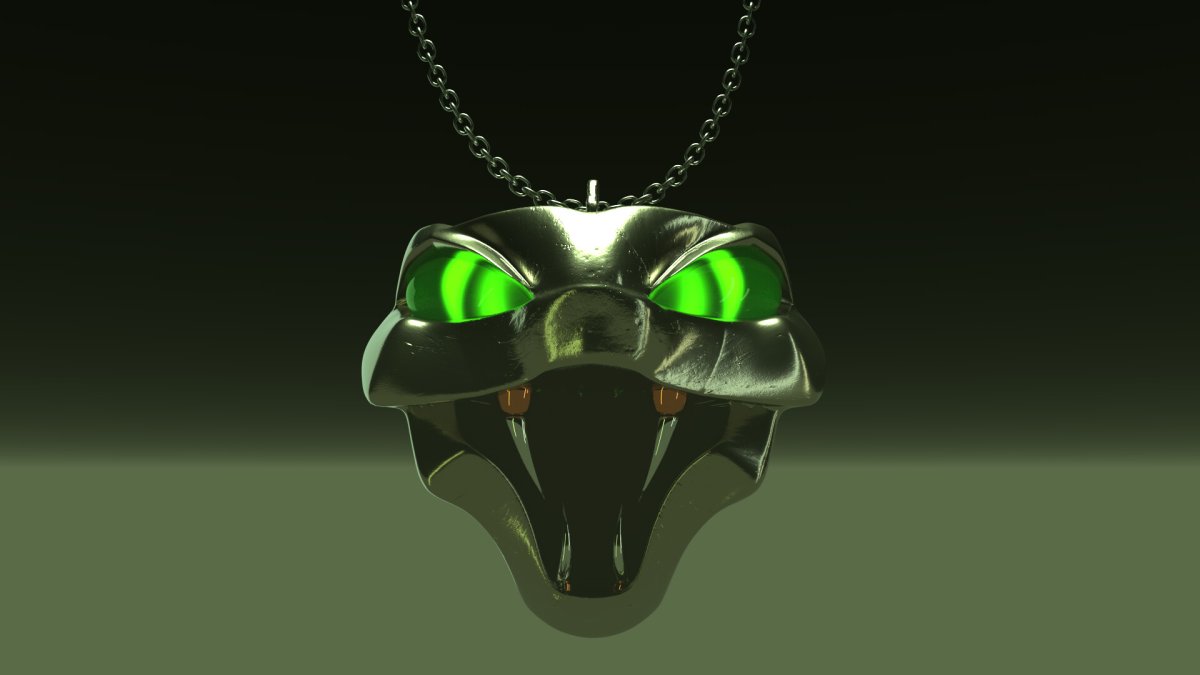 Кулон змейки