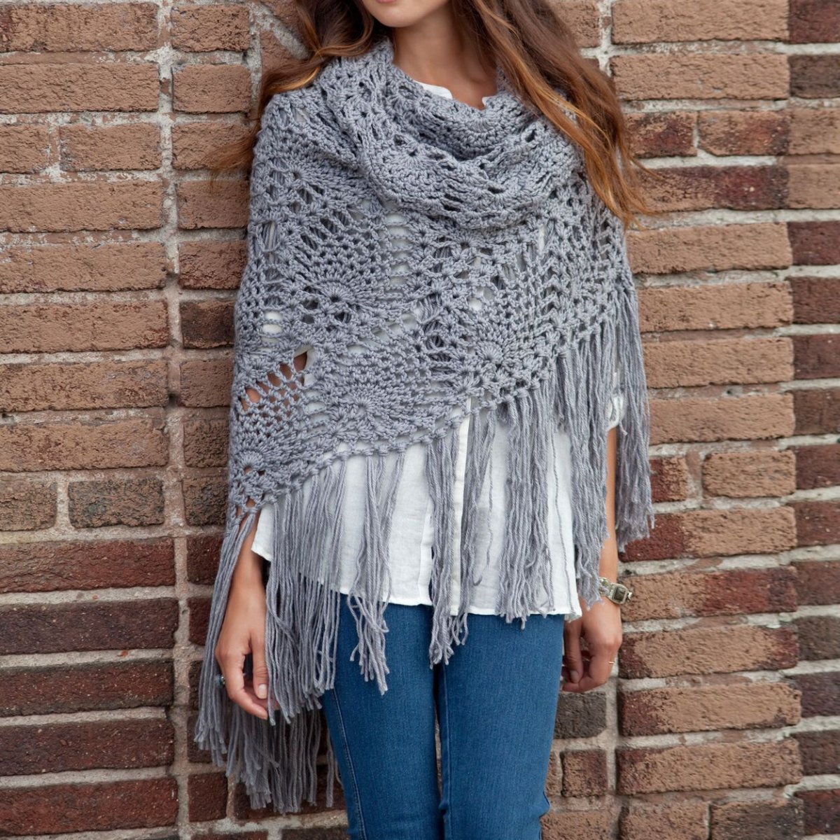 Вязаный платок