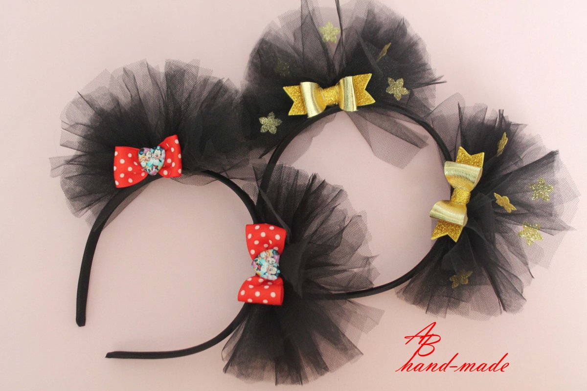 Ободок с фатином