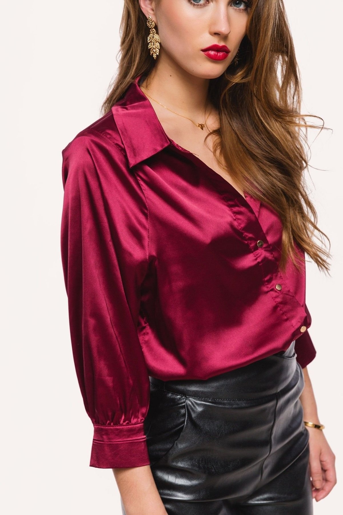 Шелковая блузка Gizia